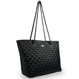 Γυναικεία τσάντα ώμου δερμάτινη Μαύρο