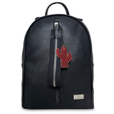 Γυναικείο σακίδιο πλάτης maxi Cactus Μαύρο