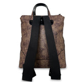 Γυναικεία τσάντα πλάτης maxi Coffee Καφέ