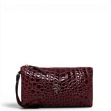 Γυναικεία Τσάντα Χειρός mini Croco Glos Μπορντώ Hunter