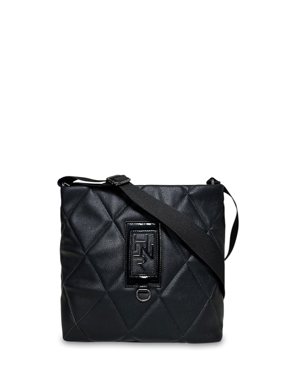 Γυναικεία τσάντα ταχυδρόμου Dama Μαύρο