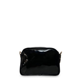 Γυναικεία τσάντα mini oval Festive Μαύρο Λουστρίνι