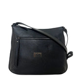 Γυναικεία τσάντα χιαστί δερμάτινη Grain Μαύρο