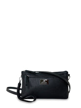 Γυναικεία τσάντα χειρός - χιαστί δερμάτινη Grain Μαύρο