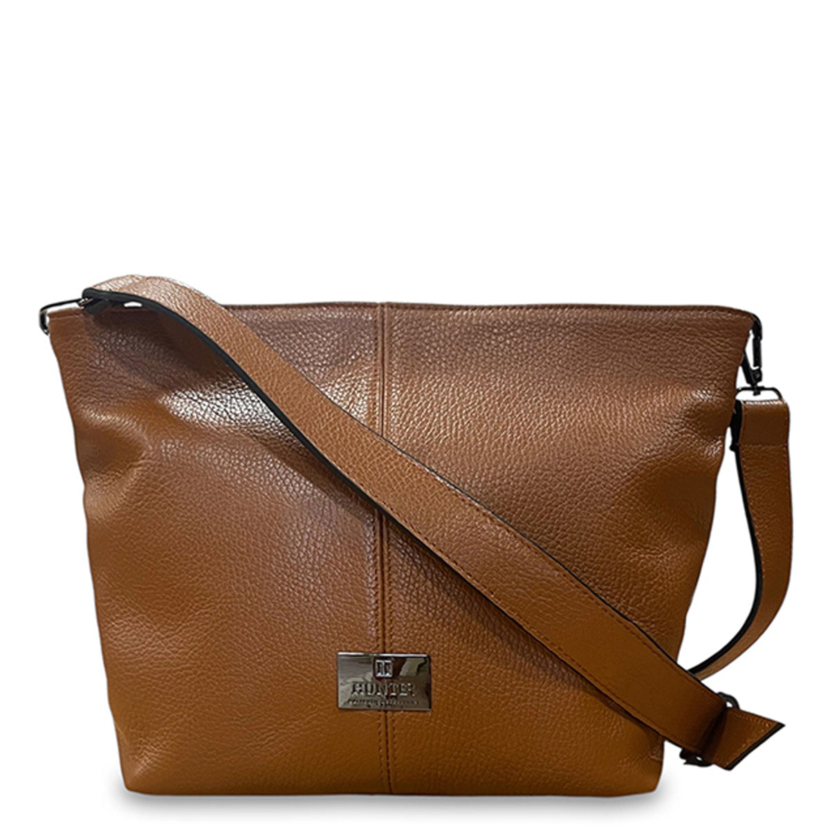 Γυναικεία τσάντα χιαστί δερμάτινη Grain Ταμπά