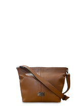 Γυναικεία τσάντα χιαστί δερμάτινη Grain Ταμπά