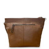 Γυναικεία τσάντα χιαστί δερμάτινη Grain Ταμπά