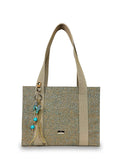 Γυναικεία τσάντα ώμου shopper Jaclyn Τυρκουάζ