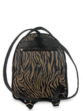 Γυναικεία τσάντα πλάτης Jungle Ζέβρα Καφέ
