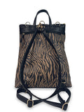 Γυναικεία τσάντα πλάτης Jungle Ζέβρα Καφέ