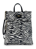 Γυναικεία τσάντα πλάτης Jungle Ζέβρα Λευκό