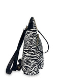 Γυναικεία τσάντα πλάτης Jungle Ζέβρα Λευκό