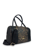 Γυναικεία τσάντα barrel Jungle Ζέβρα Καφέ