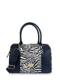 Γυναικεία τσάντα barrel Jungle Ζέβρα Λευκό