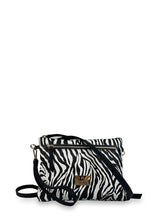 Γυναικεία τσάντα χειρός-χιαστί Jungle Ζέβρα Λευκό