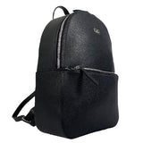 Δερμάτινη γυναικεία τσάντα πλάτης Μαύρο