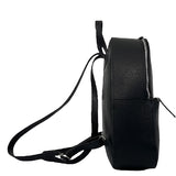 Δερμάτινη γυναικεία τσάντα πλάτης Μαύρο