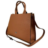 Δερμάτινη γυναικεία τσάντα shopper Ταμπά