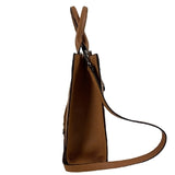 Δερμάτινη γυναικεία τσάντα shopper Ταμπά