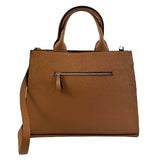 Δερμάτινη γυναικεία τσάντα shopper Ταμπά