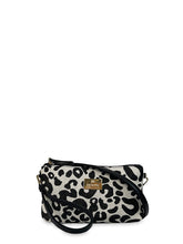 Γυναικεία τσάντα χειρός-χιαστί Leopard Λευκό