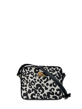 Γυναικεία τσάντα χιαστί square Leopard Λευκό