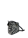 Γυναικεία τσάντα χιαστί square Leopard Λευκό