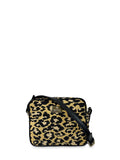 Γυναικεία τσάντα χιαστί square Leopard Κίτρινο