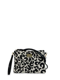 Γυναικεία τσάντα χειρός-χιαστί thin Leopard Λευκό