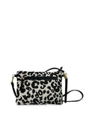 Γυναικεία τσάντα χειρός-χιαστί thin Leopard Λευκό