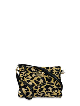 Γυναικεία τσάντα χειρός-χιαστί thin Leopard Κίτρινο