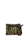 Γυναικεία τσάντα χειρός-χιαστί thin Leopard Κίτρινο