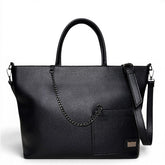 Γυναικεία Τσάντα Ώμου maxi tote Noir Μαύρο Hunter