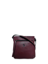 Γυναικεία τσάντα χιαστί Oriana Μπορντώ