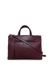 Γυναικεία τσάντα ώμου tote Oriana Μπορντώ