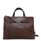 Γυναικεία τσάντα ώμου tote Oriana Καφέ