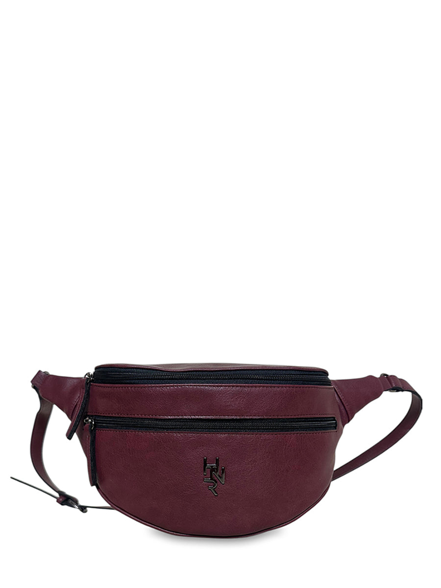 Γυναικεία τσάντα μέσης Oriana Μπορντώ