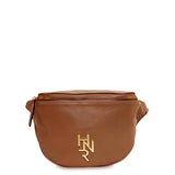 Γυναικεία τσάντα μέσης δερμάτινη Plain Ταμπά