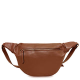 Γυναικεία τσάντα μέσης δερμάτινη Plain Ταμπά