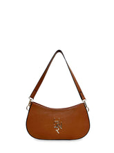 Γυναικεία τσάντα δερμάτινη baguette Plain Ταμπά