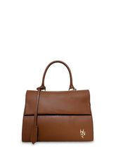 Γυναικεία τσάντα δερμάτινη top handle Plain Ταμπά