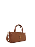 Γυναικεία τσάντα δερμάτινη mini top handle Plain Ταμπά