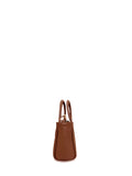Γυναικεία τσάντα δερμάτινη mini top handle Plain Ταμπά