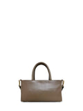 Γυναικεία τσάντα δερμάτινη mini top handle Plain Πούρο