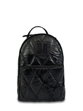 Γυναικεία τσάντα πλάτης Quilted Rombus Μαύρο