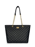 Γυναικεία τσάντα ώμου Quilted Μαύρο