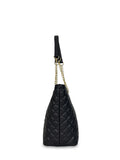 Γυναικεία τσάντα ώμου Quilted Μαύρο