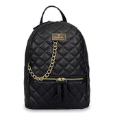 Γυναικεία τσάντα πλάτης middle Quilted Μαύρο