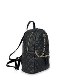Γυναικεία τσάντα πλάτης middle Quilted Μαύρο