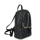 Γυναικεία τσάντα πλάτης maxi Quilted Μαύρο